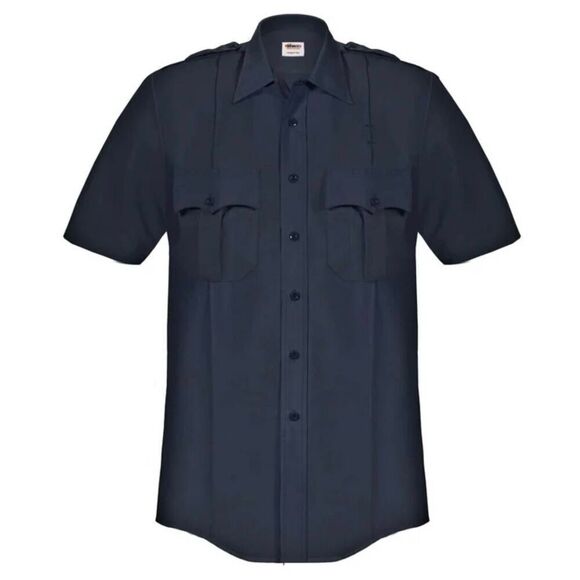 Elbeco Men's Black Poly/Rayon Duty Max Classic Tropical Shirt Style 9774 NEW